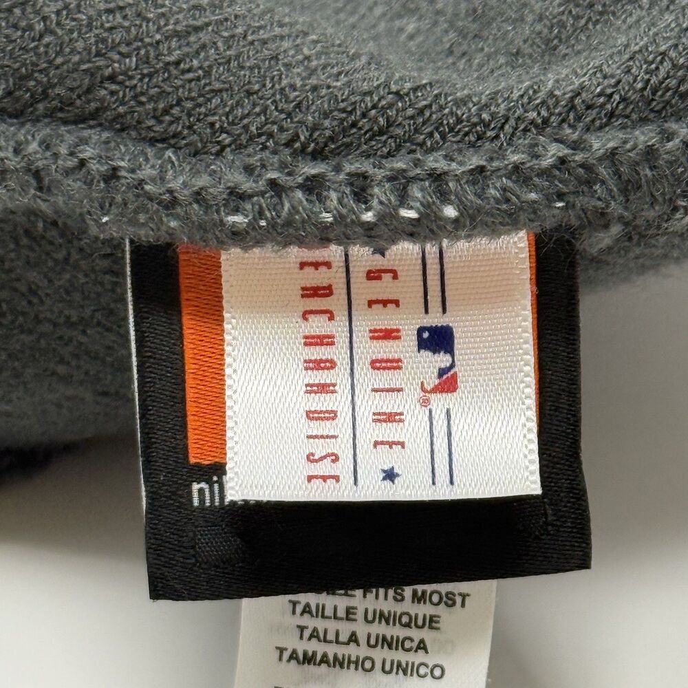 SF Giants 2014 World Series Champions Beanie Nike MLB Gray Black OS - Picture 5 of 9